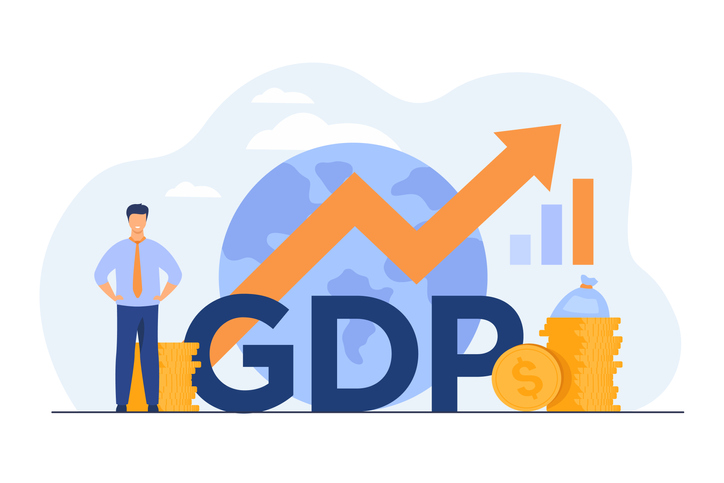 4-6月の実質GDPは年率6%増へ。