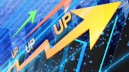 東証終値が1カ月で7,000超の上昇に。